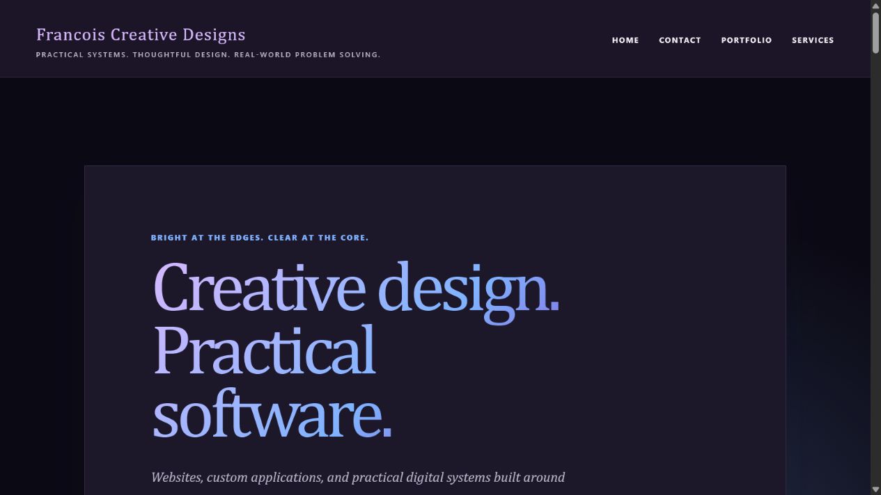 Public website rendered by Bridge CMS